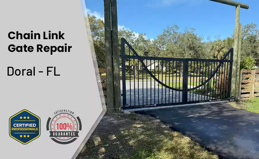 Chain Link Gate Repair Doral - FL 
