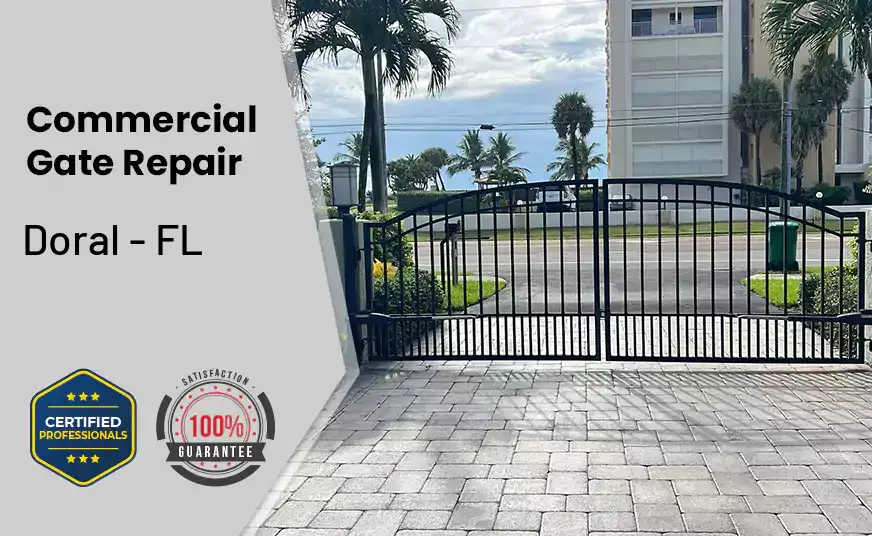 Commercial Gate Repair Doral - FL 
