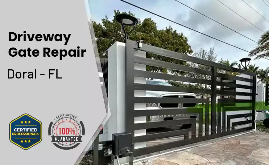 Driveway Gate Repair Doral - FL 