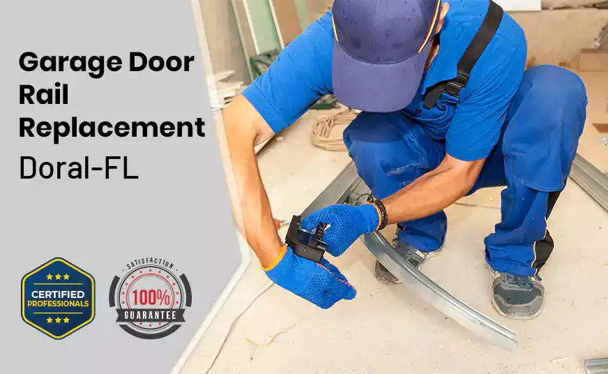 Garage Door Rail Replacement Doral-FL 