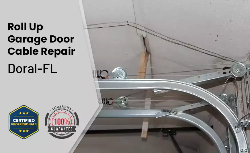 Roll Up Garage Door Cable Repair Doral-FL 