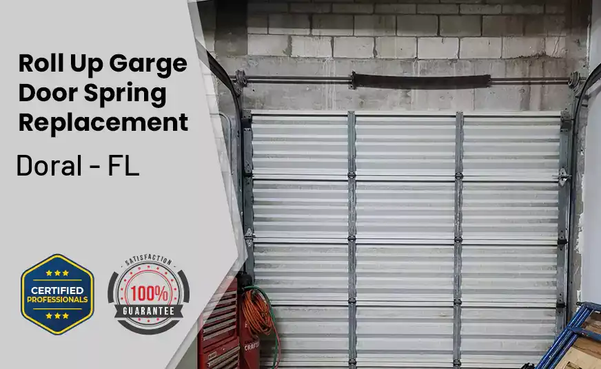 Roll Up Garage Door Spring Replacement Doral - FL 
