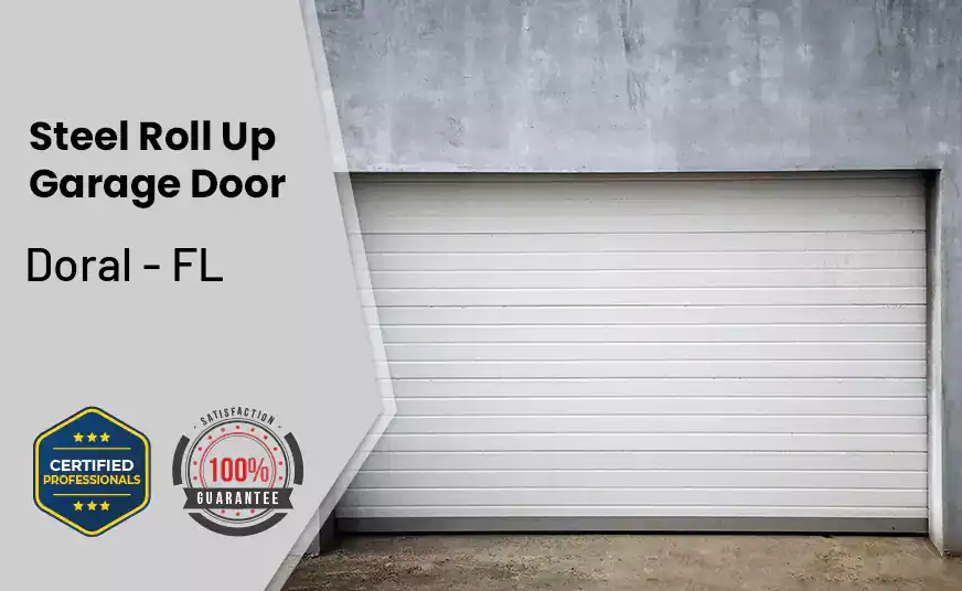 steel roll up garage door Doral - FL 