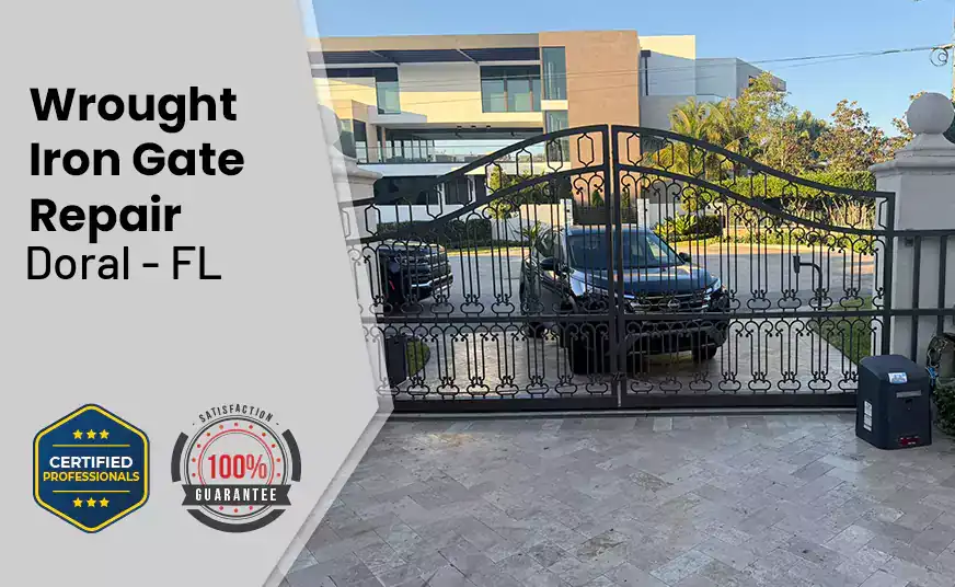  Wrought Iron Gate Repair Doral - FL 