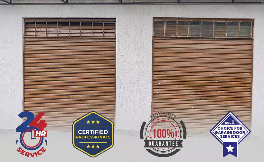 Residential Wood Roll Up Garage Doors in Doral, FL